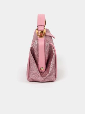 Handbags The Mini Sophie - Pink Glitter Women Cambridge Satchel - Image 5