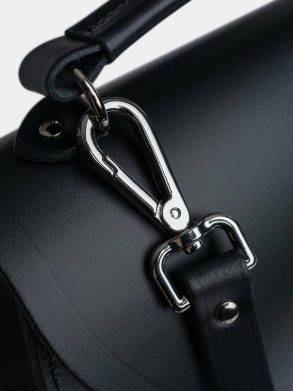 Handbags The Poppy -Black Women Cambridge Satchel - Image 4