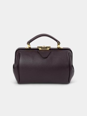 Handbags The Sophie -Bordeaux Calf Grain Women Cambridge Satchel