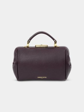 Handbags The Sophie -Bordeaux Calf Grain Women Cambridge Satchel - Image 3