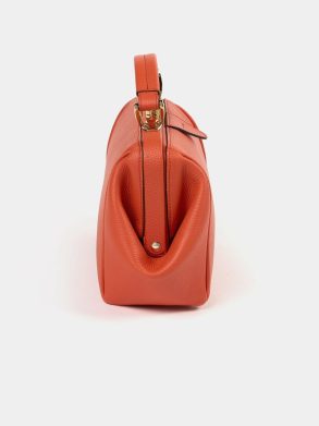 Handbags The Sophie -Tangerine Calf Grain Cambridge Satchel Women - Image 4