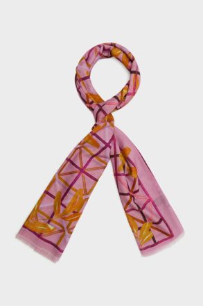 Hojigami Wool Scarf Women Pink/Ochre Scarves Purificacion Garci - Image 2