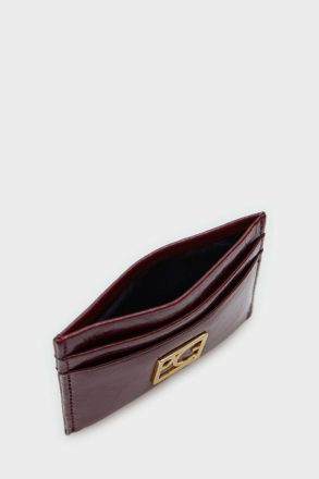 Homenaje Acolchado Card Holder Purificacion Garci Women Burgundy Card Holders And Coin Purses - Image 2
