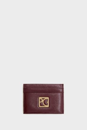 Homenaje Acolchado Card Holder Purificacion Garci Women Burgundy Card Holders And Coin Purses