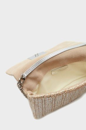 Homenaje Acolchado Clutch Purificacion Garci Women Crossbody Bags Silver - Image 3
