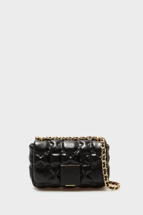 Homenaje Acolchado Cross Body Bag Black Women Shoulder Bags Purificacion Garci