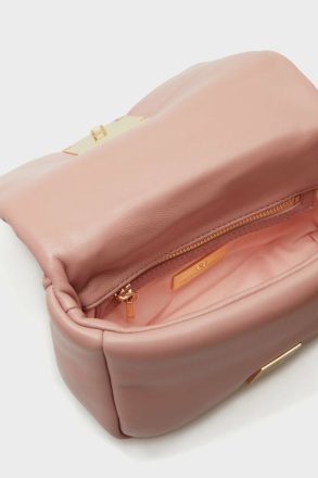 Homenaje Acolchado Cross Body Bag Pink Purificacion Garci Shoulder Bags Women - Image 3