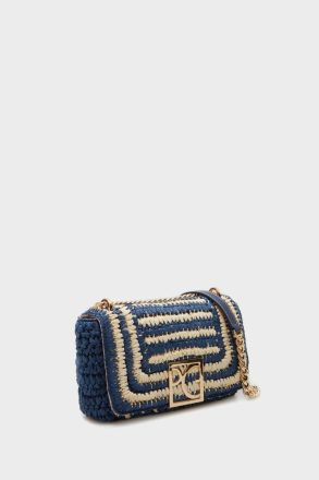 Homenaje Acolchado Crossbody Bag Navy Shoulder Bags Purificacion Garci Women - Image 2