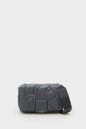 Homenaje Acolchado Crossbody Bag Shoulder Bags Purificacion Garci Women Iron Grey