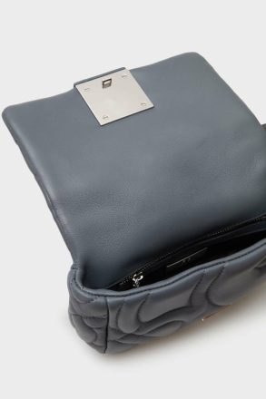 Homenaje Acolchado Crossbody Bag Shoulder Bags Purificacion Garci Women Iron Grey - Image 3