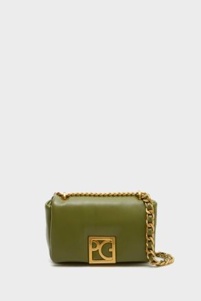 Homenaje Acolchado Crossbody Bag Shoulder Bags Women Light Khaki Green Purificacion Garci