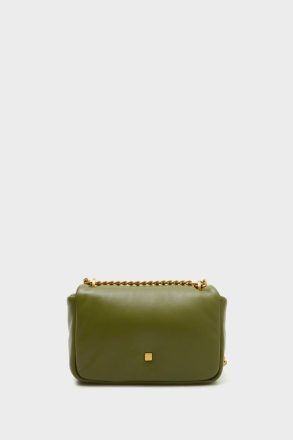 Homenaje Acolchado Crossbody Bag Shoulder Bags Women Light Khaki Green Purificacion Garci - Image 4