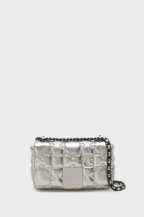 Homenaje Acolchado Crossbody Bag Women Shoulder Bags Purificacion Garci Silver