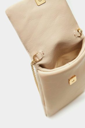 Homenaje Acolchado Mini Cross Body Bag Large Wallets Purificacion Garci Gardenia Women - Image 3