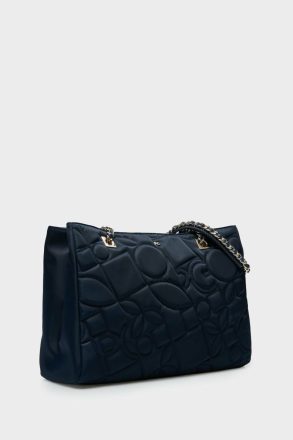 Homenaje Acolchado Shoulder Bag Navy Shoulder Bags Women Purificacion Garci - Image 2