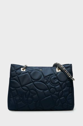 Homenaje Acolchado Shoulder Bag Navy Shoulder Bags Women Purificacion Garci