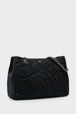 Homenaje Acolchado Shoulder Bag Purificacion Garci Women Black Shoulder Bags - Image 2
