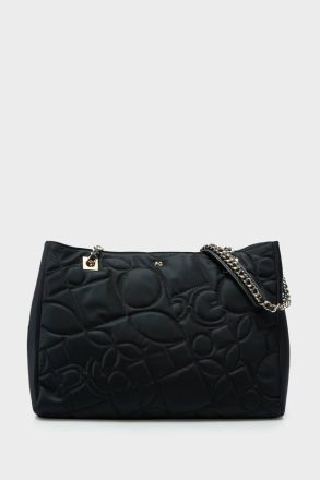 Homenaje Acolchado Shoulder Bag Purificacion Garci Women Black Shoulder Bags