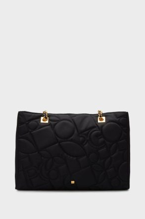 Homenaje Acolchado Shoulder Bag Purificacion Garci Women Black Shoulder Bags - Image 4