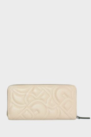 Homenaje Acolchado Zipped Continental Wallet Women Large Wallets Purificacion Garci Gardenia - Image 3