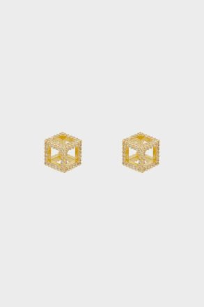 Icons Euler Earrings Gold/Crystal Women Purificacion Garci