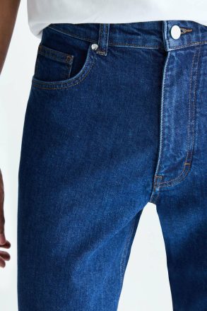 Indigo Blue Regular Fit Jeans Men Purificacion Garci Trousers - Image 2