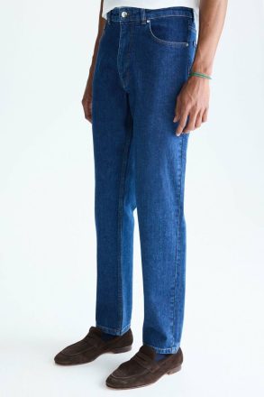 Indigo Blue Regular Fit Jeans Men Purificacion Garci Trousers