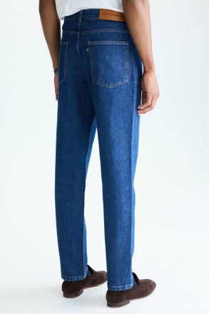 Indigo Blue Regular Fit Jeans Men Purificacion Garci Trousers - Image 3