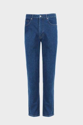 Indigo Blue Regular Fit Jeans Men Purificacion Garci Trousers - Image 5