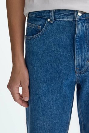 Indigo Blue Trousers Purificacion Garci Men Relaxed Fit Jeans - Image 2