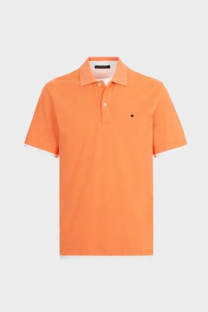 Jersey Double Polo Shirt Men Orange Purificacion Garci Polo Shirts - Image 5