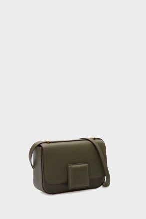 Khaki Domino Crossbody Bag Purificacion Garci Crossbody Bags Women - Image 2