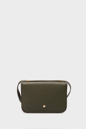 Khaki Domino Crossbody Bag Purificacion Garci Crossbody Bags Women - Image 4