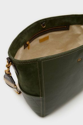 Khaki Purificacion Garci Shoulder Bags Combinación Única Shoulder Bag Women - Image 3