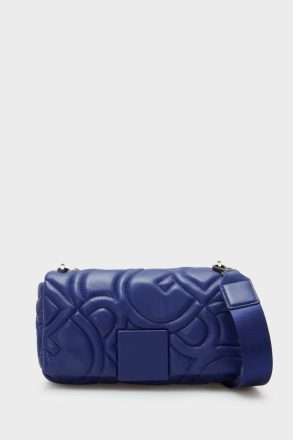 Klein Blue Women Purificacion Garci Homenaje Acolchado Crossbody Bag Shoulder Bags