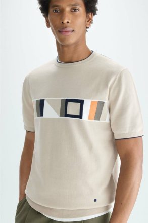 Knitwear Stone Men Purificacion Garci Cinta Pg Intarsia Knit T-Shirt - Image 2