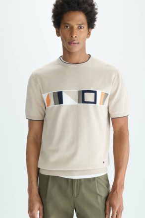 Knitwear Stone Men Purificacion Garci Cinta Pg Intarsia Knit T-Shirt