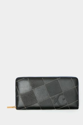 Large Wallets Black Combinación Única Zipped American Wallet Purificacion Garci Women