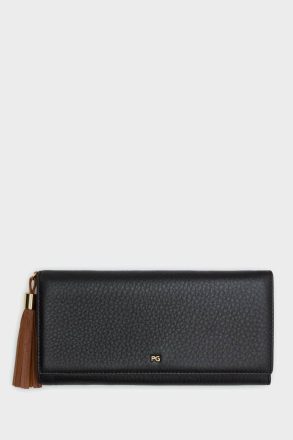 Large Wallets Black Women Samburu American Wallet With Detachable Coin Purse Purificacion Garci