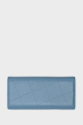 Large Wallets Purificacion Garci Combinación Única American Wallet With Detachable Coin Purse Women Sky Blue - Image 3