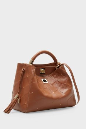 Leather Brown Purificacion Garci Women Samburu Handbag Handbags - Image 2
