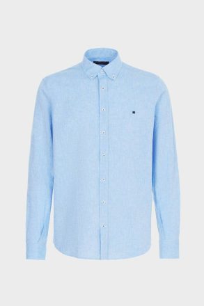 Linen Shirt Sky Blue Men Shirts Purificacion Garci - Image 5