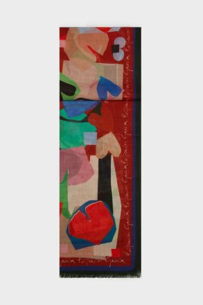 Lovers Wool Scarf Women Scarves Multicolor Purificacion Garci