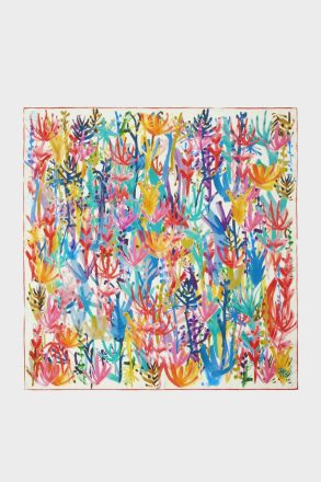 Matisse Al Cubo 90 Silk Scarf Women Purificacion Garci Scarves Multicolor