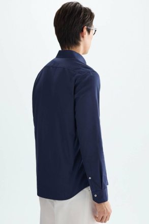 Men Navy Twill Shirt Purificacion Garci Shirts - Image 3