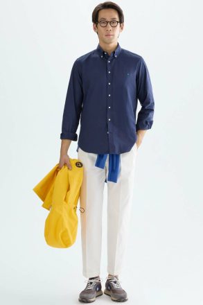 Men Navy Twill Shirt Purificacion Garci Shirts - Image 4