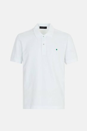 Men Polo Shirts Piqué Slim Fit Polo Shirt Purificacion Garci White - Image 5