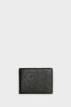 Men Purificacion Garci Gray/Blue Wallets Tándem Wallet With Coin Purse