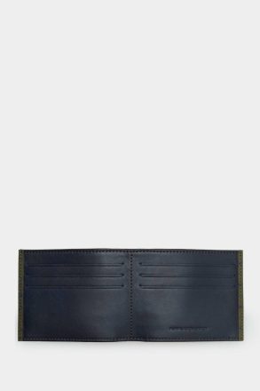 Men Purificacion Garci Khaki/Blue Wallets Ocho Bifold Wallet - Image 2
