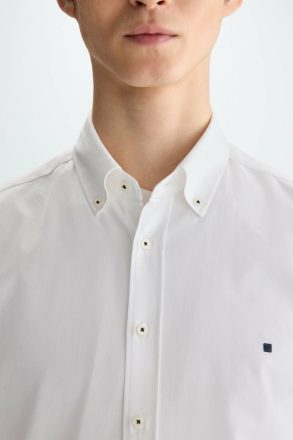 Men Purificacion Garci Shirts White Twill Shirt - Image 2